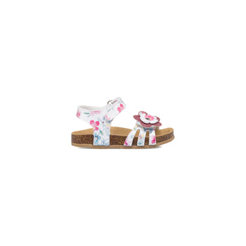 Sandali primi passi bianchi da bambina con glitter Settenote, Scarpe Primi passi, SKU k281000199, Immagine 0
